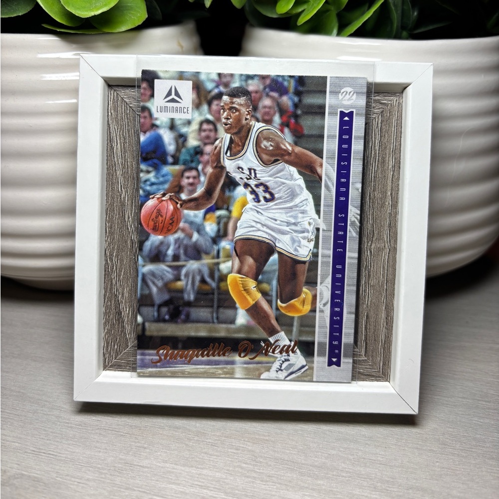 SHAQUILLE O'NEAL (LSU) 2022 PANINI CHRONICLES DRAFT PICKS LUMINANCE CARD #35
